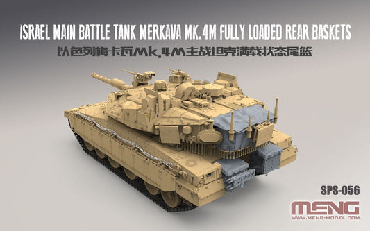 Meng 1/35 Israel Main Battle Tank Merkava Mk.4M Fully Loaded Rear Baskets (RESIN)
