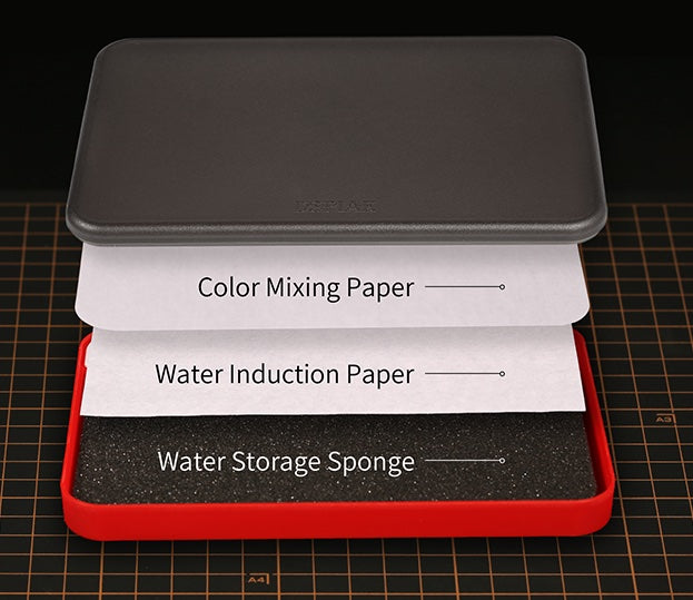 DSPIAE PRO Poseidon Wet Palette for Acrylic Paints