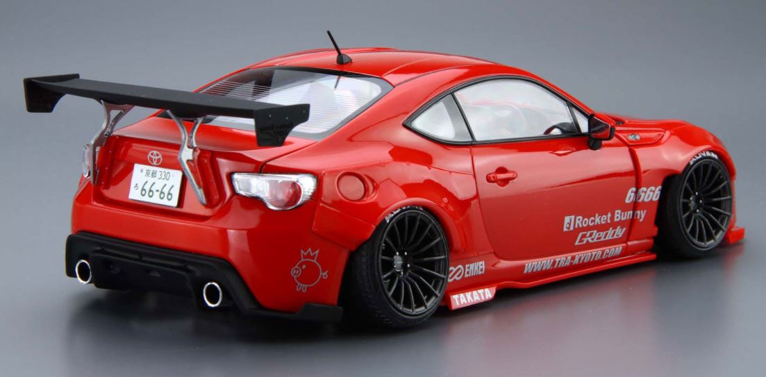 Aoshima  1/24 ZN6 Toyota 86 '12 Greddy & Rocket Bunny Enkei Ver.