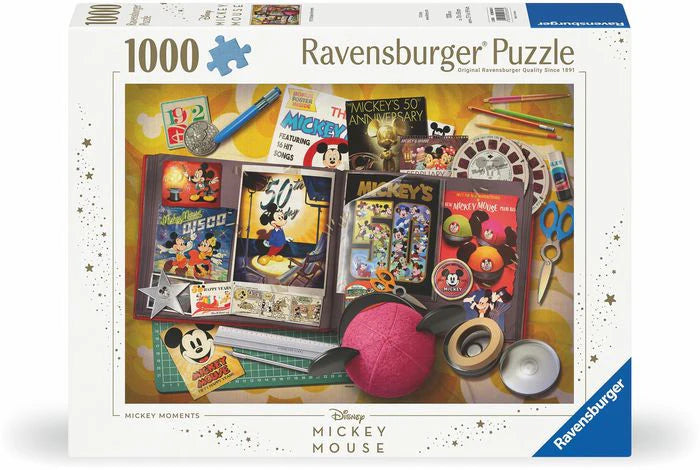 RAVENSBURGER 1000PC - DISNEY - 1970 MICKEY MOMENTS