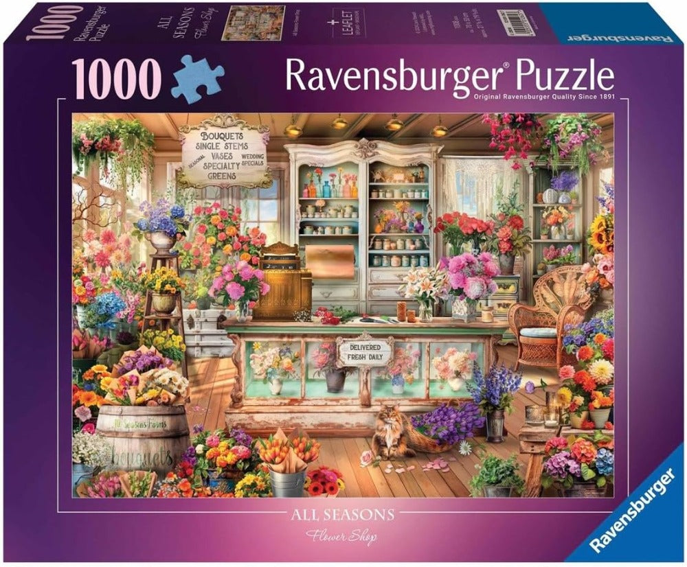 RAVENSBURGER - 1000PC - ALL SEASONS FLOWER SHOP
