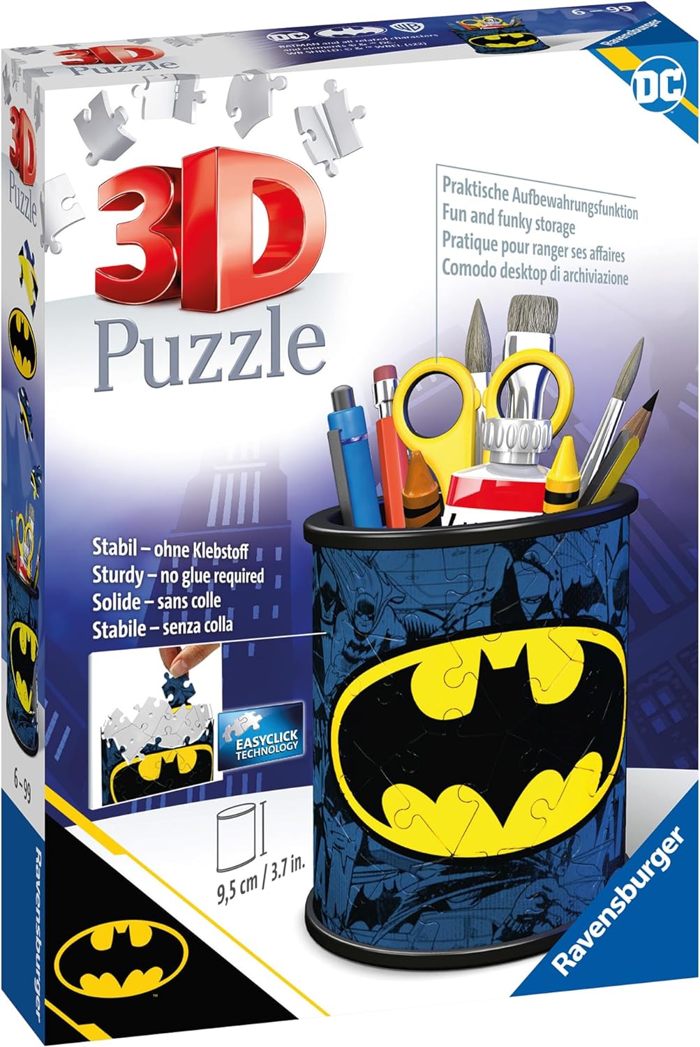 RAVENSBURGER 57PC - 3D PUZZLE - BATMAN PENCIL CUP
