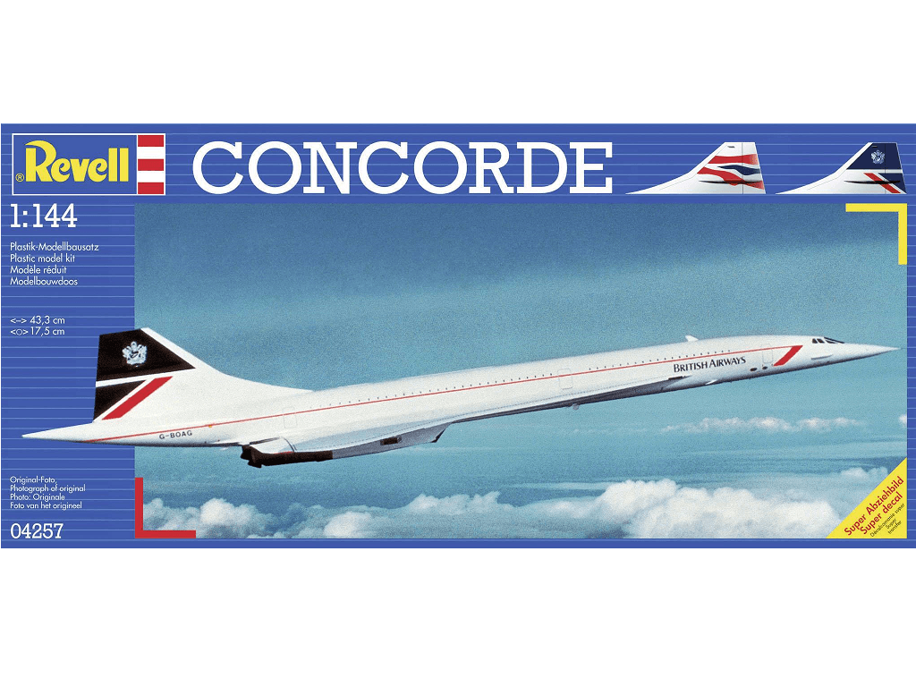 Revell 04257 1/144 Concorde British Airways