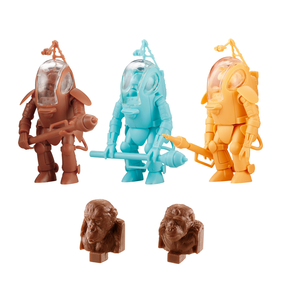 Kaiyodo ARTPLA 1/35 P.K.A. 3-Piece Set - P.K. Ape Plastic Model (Maschinen Krieger)