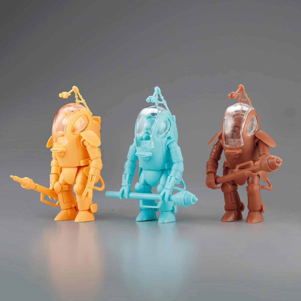Kaiyodo ARTPLA 1/35 P.K.A. 3-Piece Set - P.K. Ape Plastic Model (Maschinen Krieger)