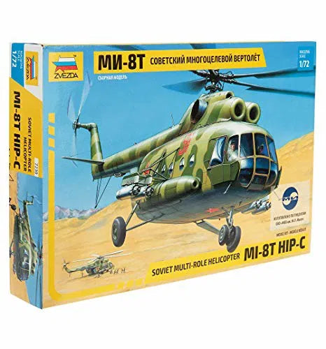 Zvezda 7230 1/72 Soviet Multi-Role Helicopter Mi-8T Hip-C