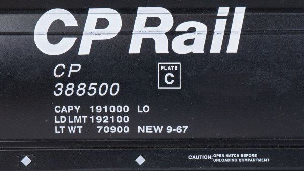 Bachmann 17529 - 56' ACF Center-Flow Hopper - CP Rail #388500
