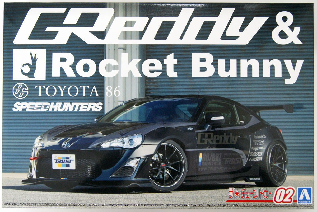 Aoshima  1/24 ZN6 Toyota 86 Greddy & Rocket Bunny Volk Racing Ver.