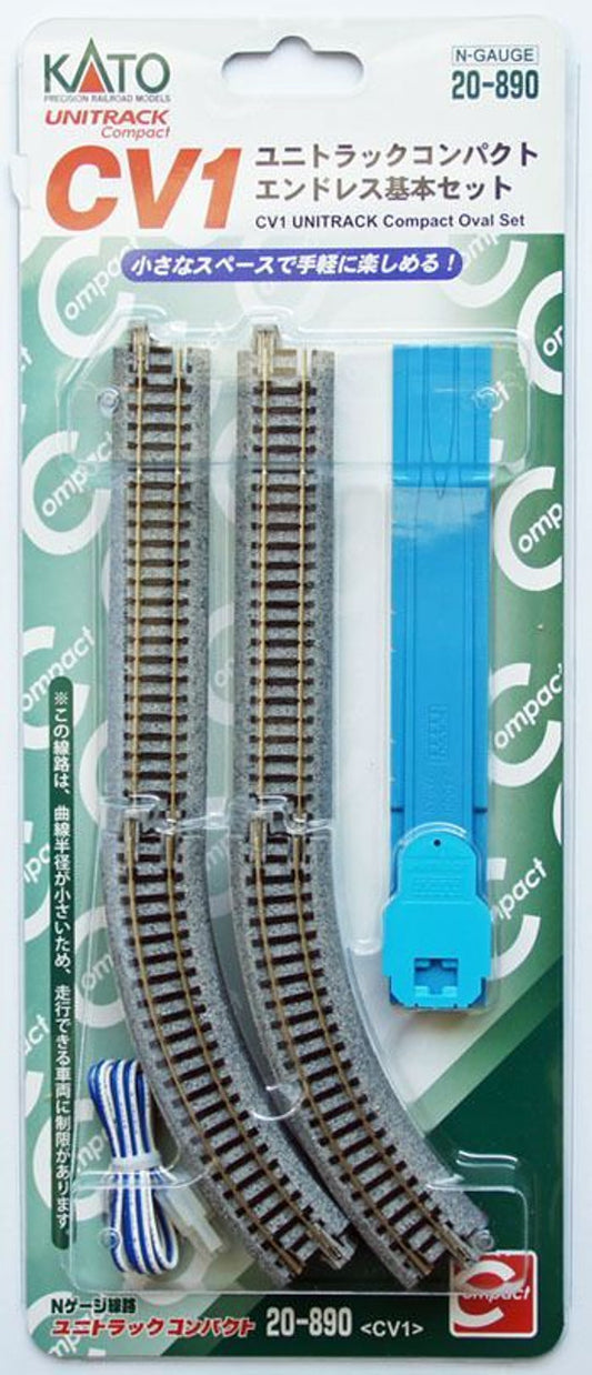 Kato 20890 CV-1 Compact Oval Set : N Scale