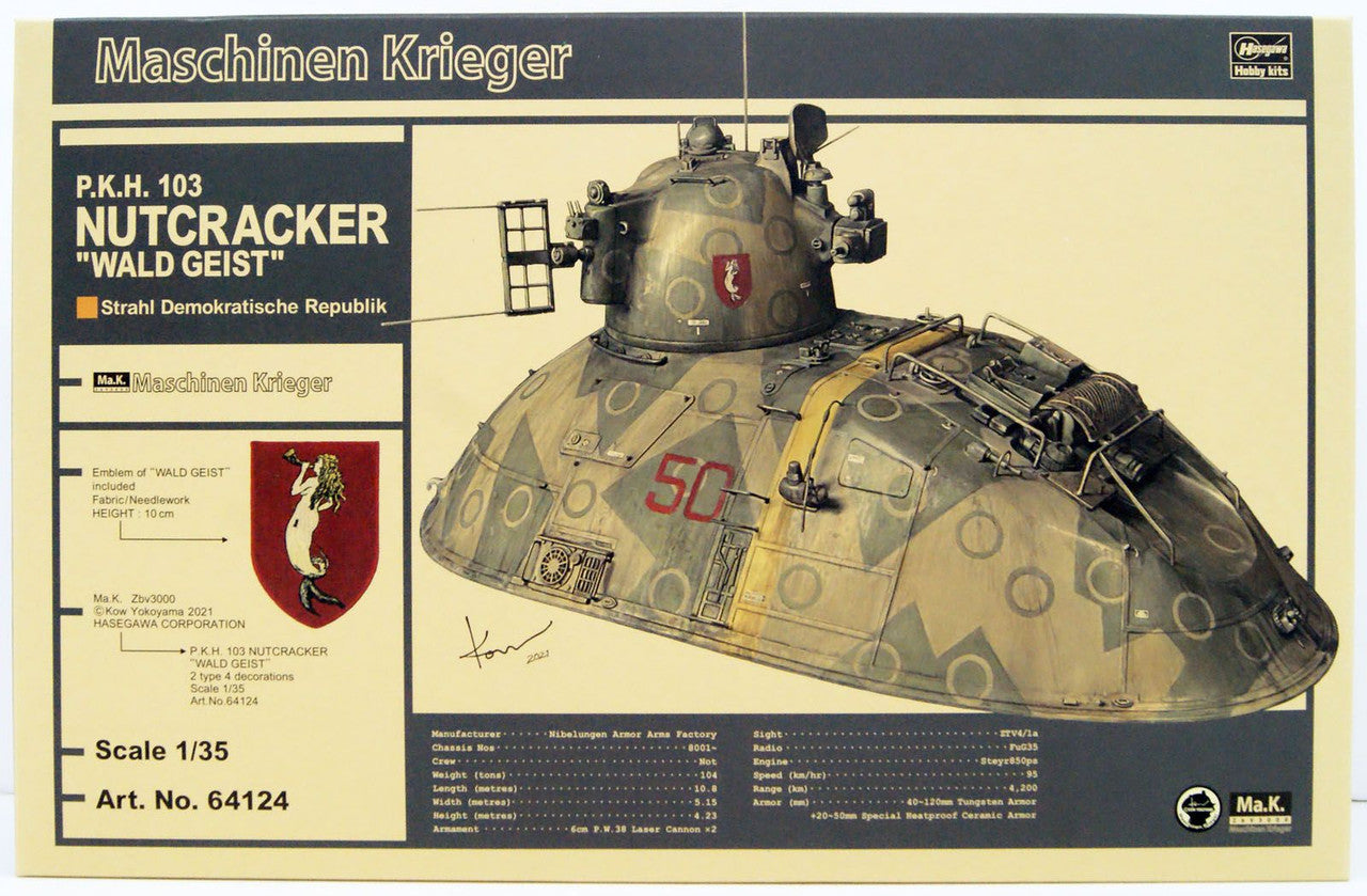 Hasegawa 1/35 Maschinen Krieger Ma.K. P.K.H.103 Nutcracker 'Wald Geist'