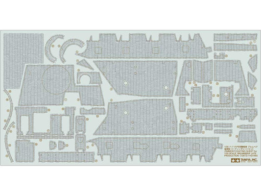 Tamiya 1/35 Zimmerit Coating Sheet Brummbar Late Production