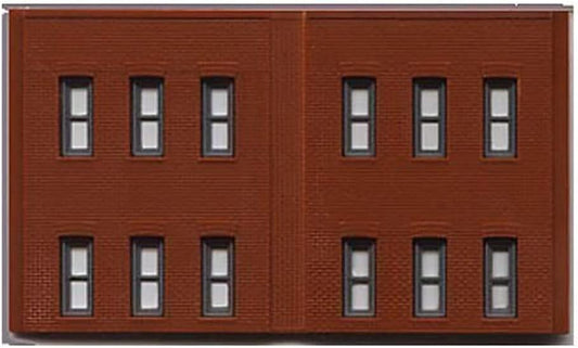 WOODLAND SCENICS WSC60122 - N DPM 2 Story Wall/12 Windows (3)