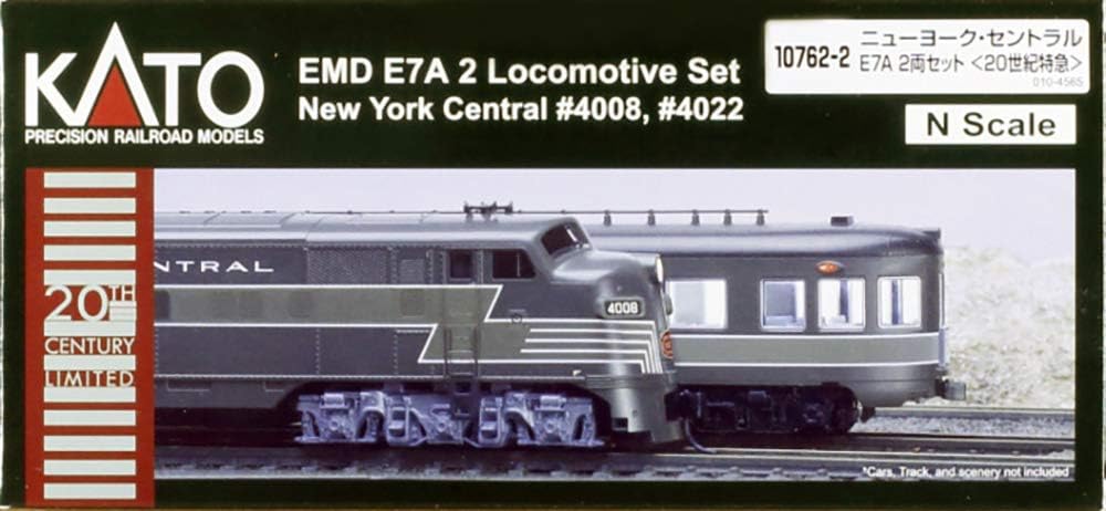 N EMD E7A NYC Locomotive 2-Unit Set, #4008 & #4022