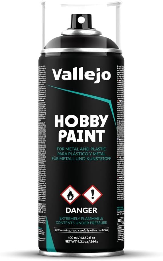 Aerosol 400ml Basic Primer Black