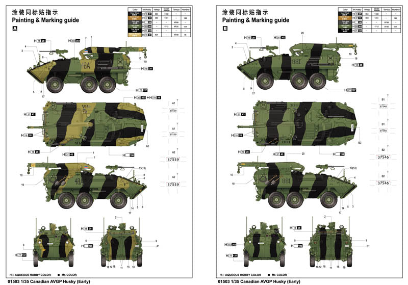 Trumpeter 1/35 Canadian Husky 6x6 Armored Recovery Vehicle
