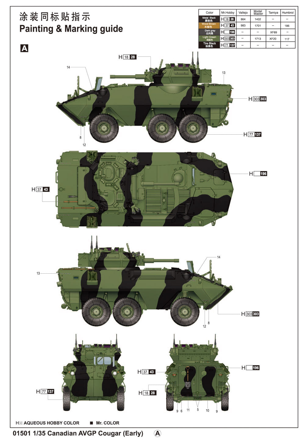 Trumpeter 1/35  Canadian AVGP Cougar (Early)