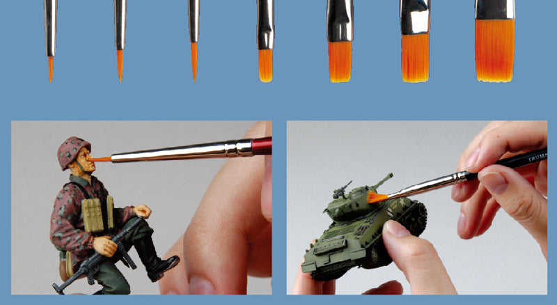 Trumpeter Modeling Brush Set (7pcs)