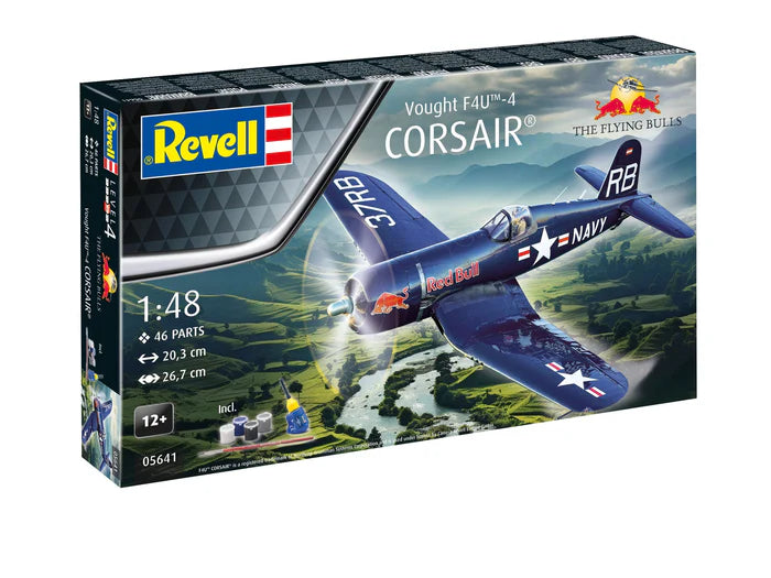 Revell 05641 1/48 Gift Set F4U-4 Corsair: Flying Bulls 25th Anniv.