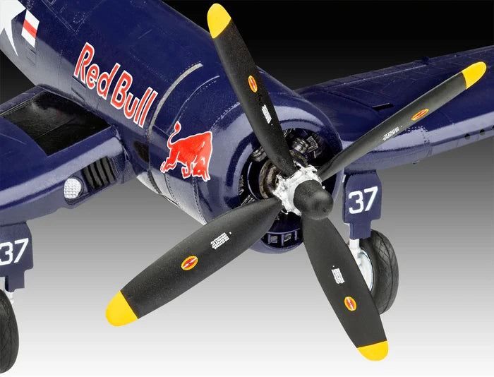 Revell 05641 1/48 Gift Set F4U-4 Corsair: Flying Bulls 25th Anniv.