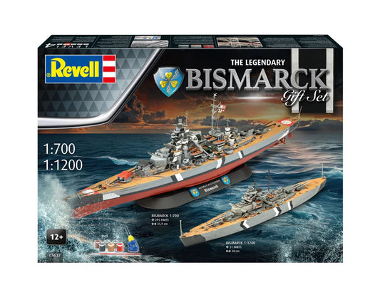 Revell 05637 1Gift Set The Legendary Bismarck (1:700 & 1:1200)