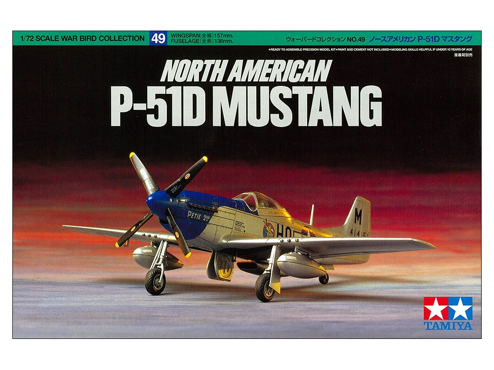 Tamiya 60749 1/72 1/72 North American P-51D Mustang