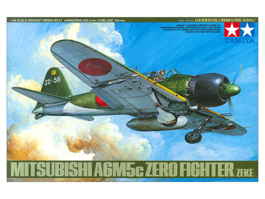 Tamiya 61027 1/48 Mitsubishi Zero A6M5C T52