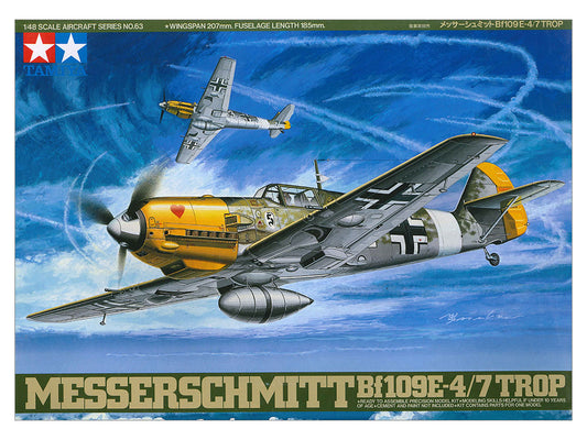 Tamiya 1/48 Messerschmitt BF109 E-4/7 Trop