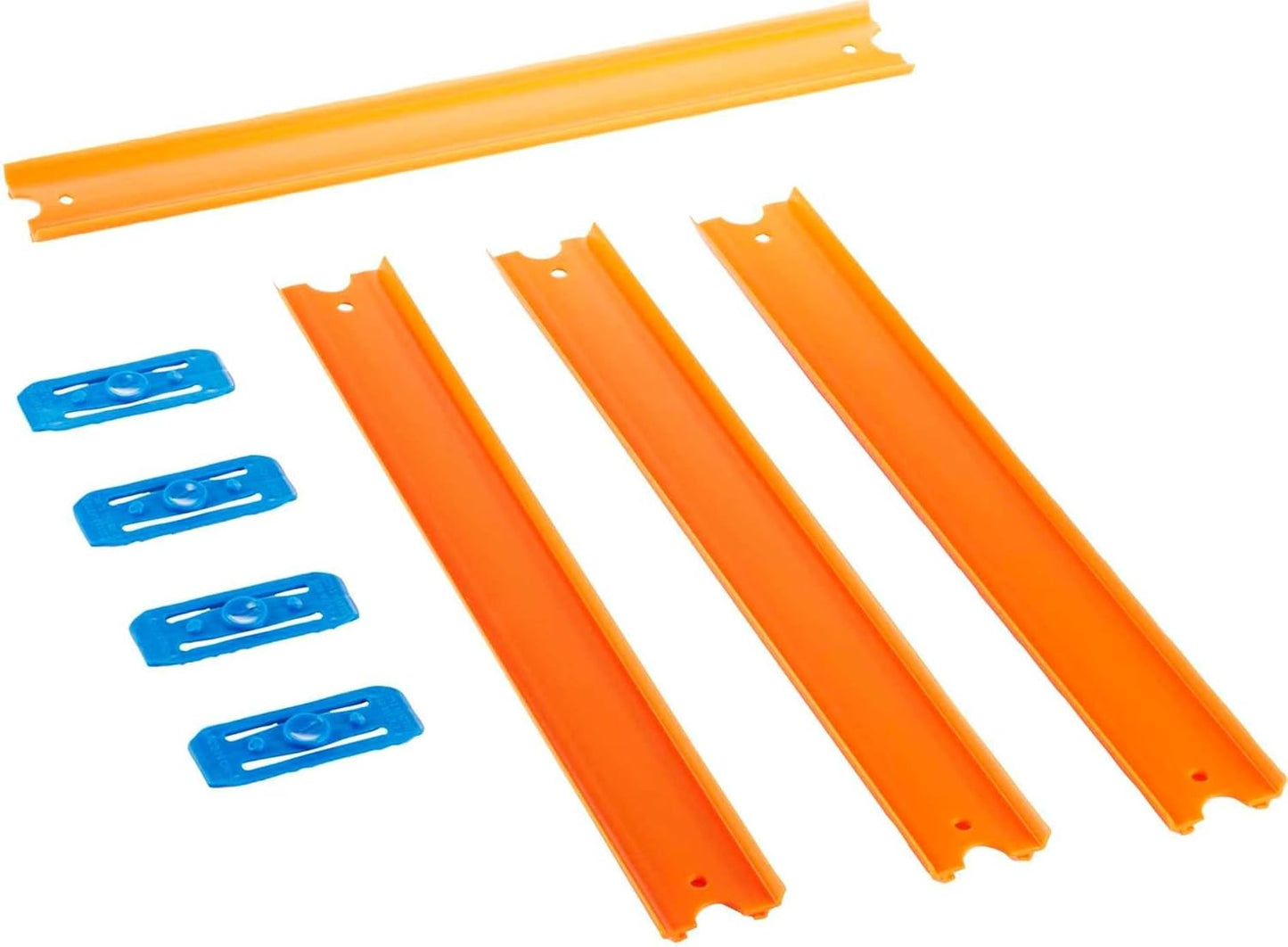 Hot Wheels Straight Track 4PK With Connectors