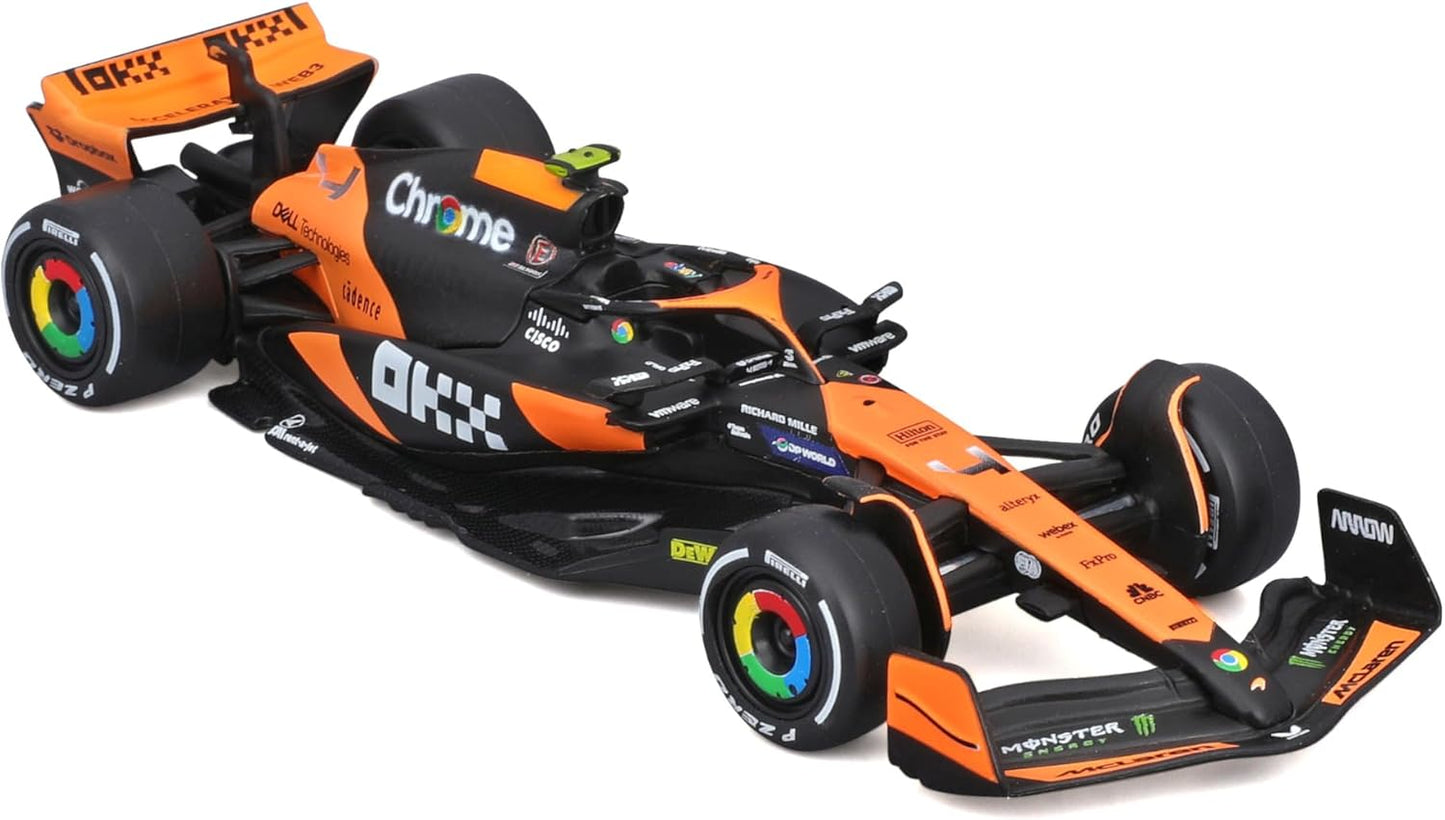 Bburago 1/43 Scale Formula 1 McLaren F1 MCL38 #4 Lando Norris