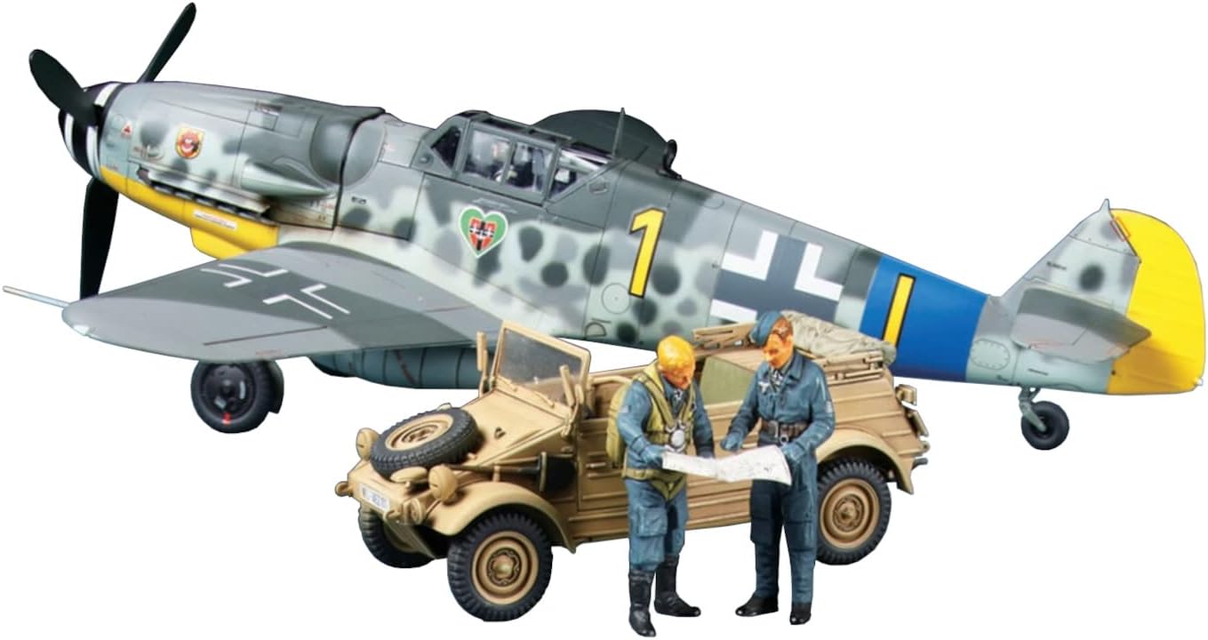 Tamiya 25204 Messerschmitt Bf109 G-6 & Kübelwagen Type 82 Set
