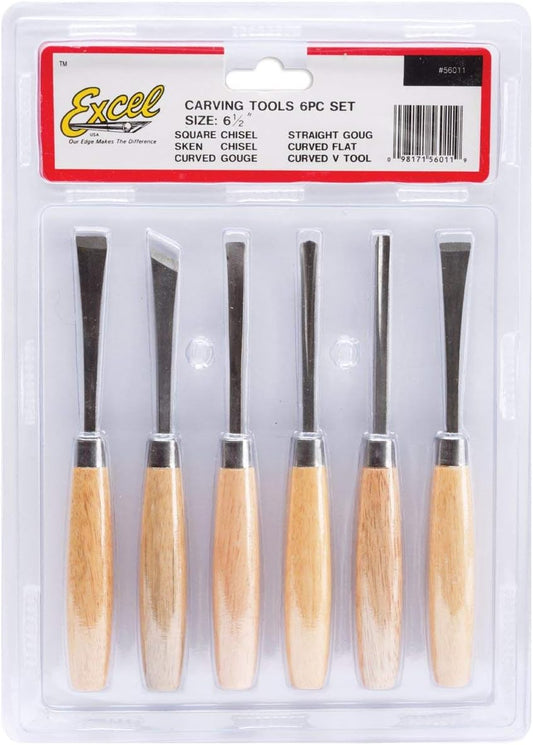 EXCEL Professional Carving Set with Handles