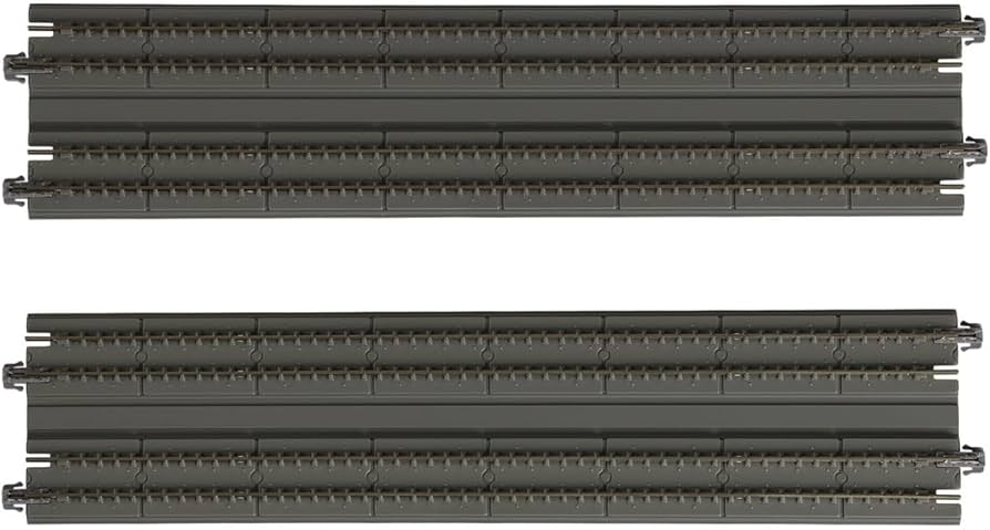 Kato N 9-3/4" Double Track Straight, Concrete Slab (2) 20-006