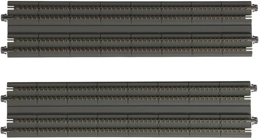 Kato N 9-3/4" Double Track Straight, Concrete Slab (2) 20-006