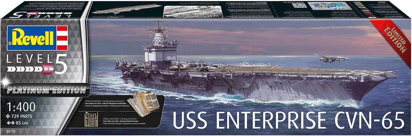 Revell 1/400 USS Enterprise CVN-65 Platinum Edition