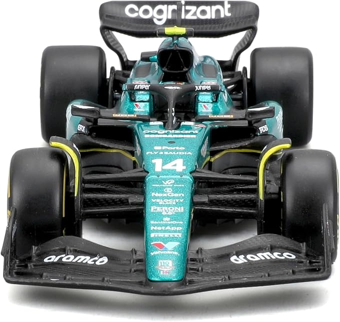 Bburago 1/43 Scale Formula 1 Aston Martin Aramco F1 Team AMR23 2023