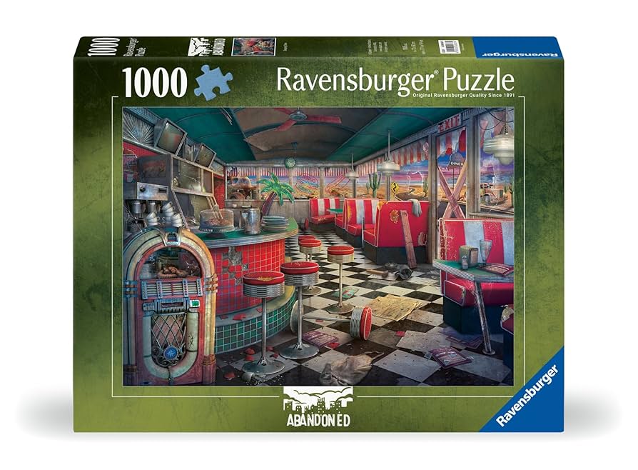 RAVENSBURGER 1000PC - ABANDONED SERIES: DECAYING DINER