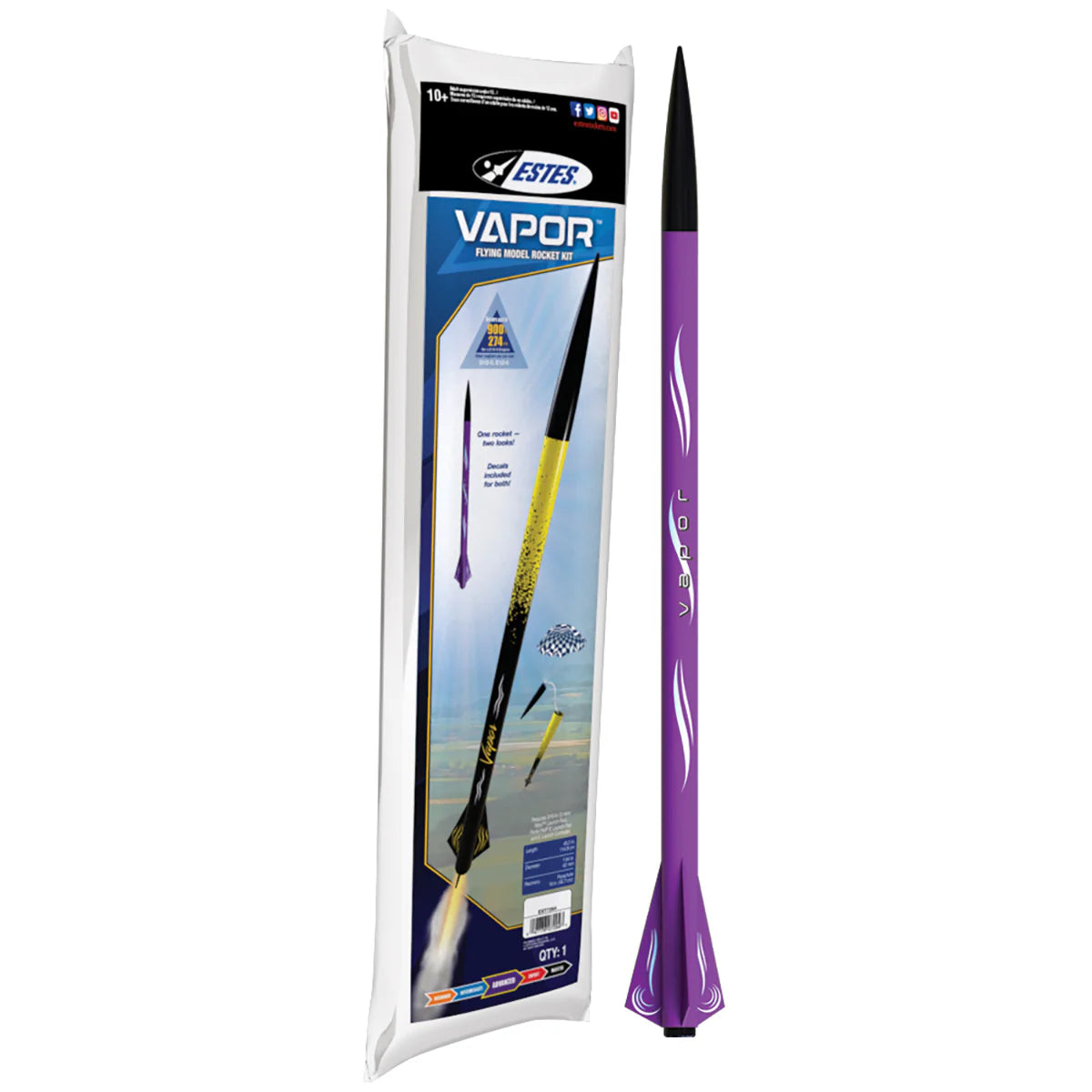 Estes Rockets Vapor Intermediate Rocket Kit