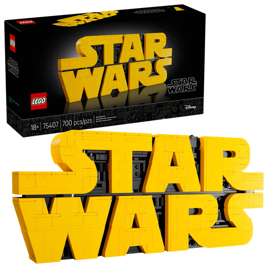 Lego 75407 Star Wars Brick-Built Star Wars Logo Sign