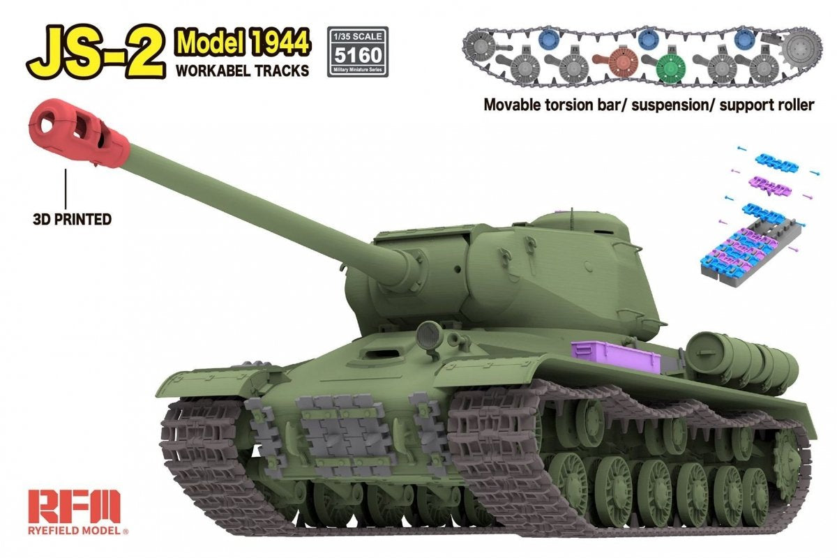 Ryefield 1/35 IS-2 Model 1944 with Workable Tracks