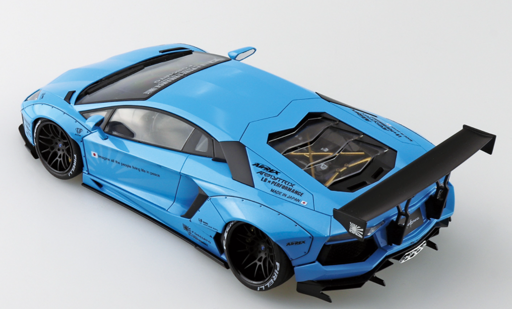 Aoshima 1/24 LB-Works Lamborghini Aventador Ver.1