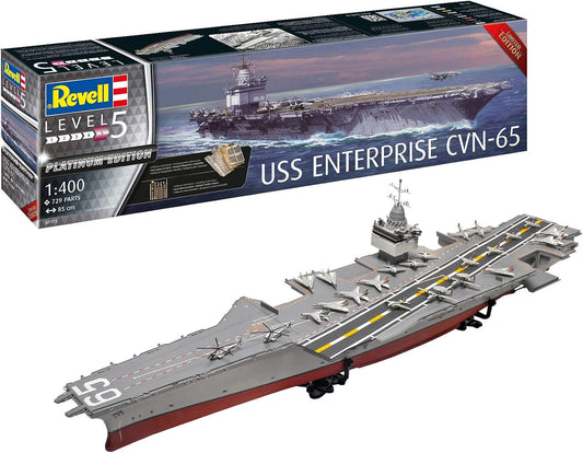 Revell 1/400 USS Enterprise CVN-65 Platinum Edition