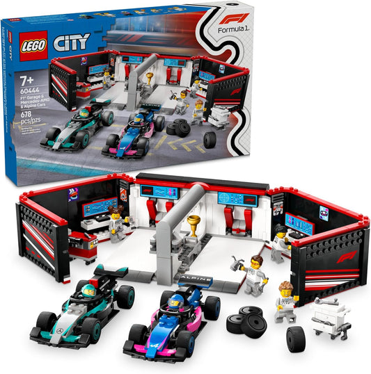 Lego 60444 F1® Garage & Mercedes-AMG & Alpine Cars
