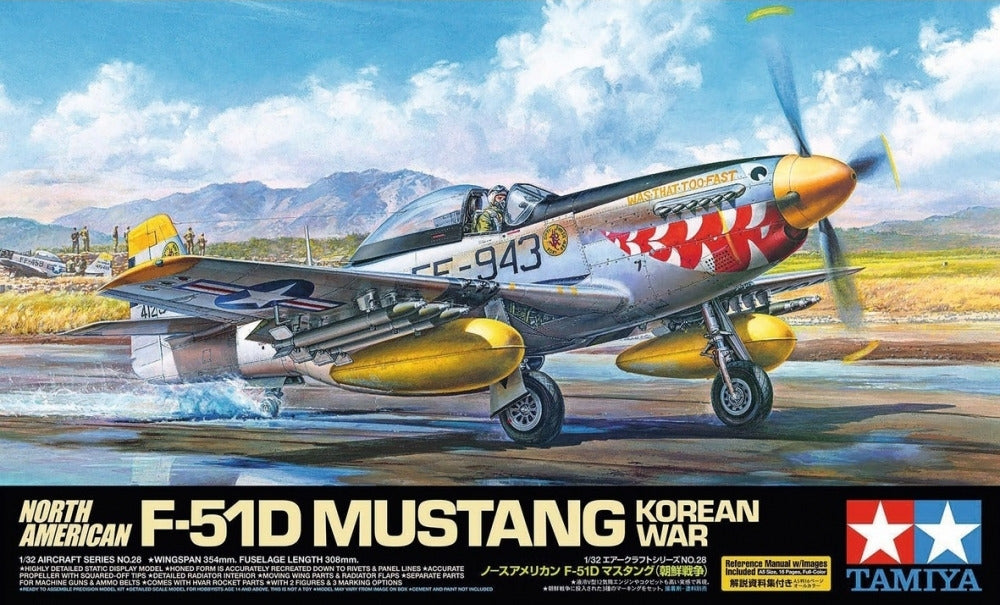 Tamiya F-51D MUSTANG KOREAN WAR (1/32)