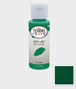 Testors Craft Paint - Green Matte 2 fl (59mL)