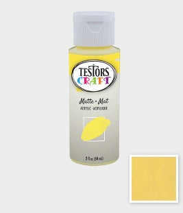 Testors Craft Paint - Sunshine Matte 2 fl (59mL)