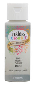 Testors Craft Paint - Silver 2 fl (59mL)