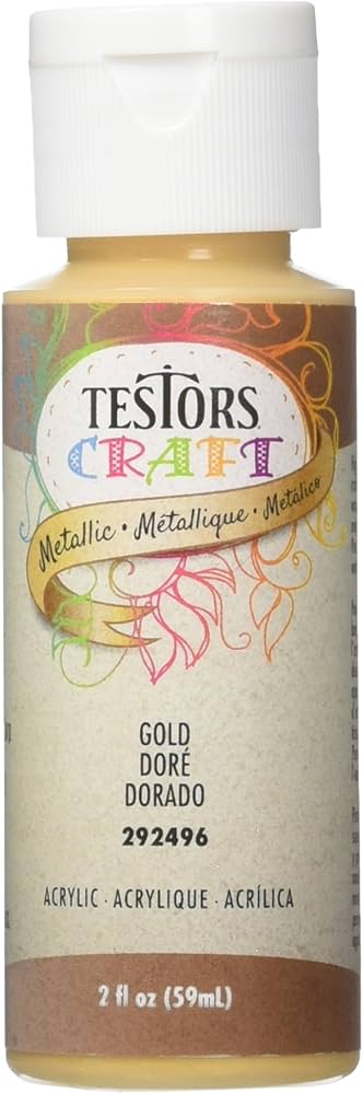 Testors Craft Paint - Gold 2 fl (59mL)
