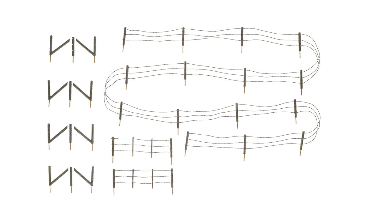 WOODLAND SCENICS Barbed Wire Fence - N Scale
