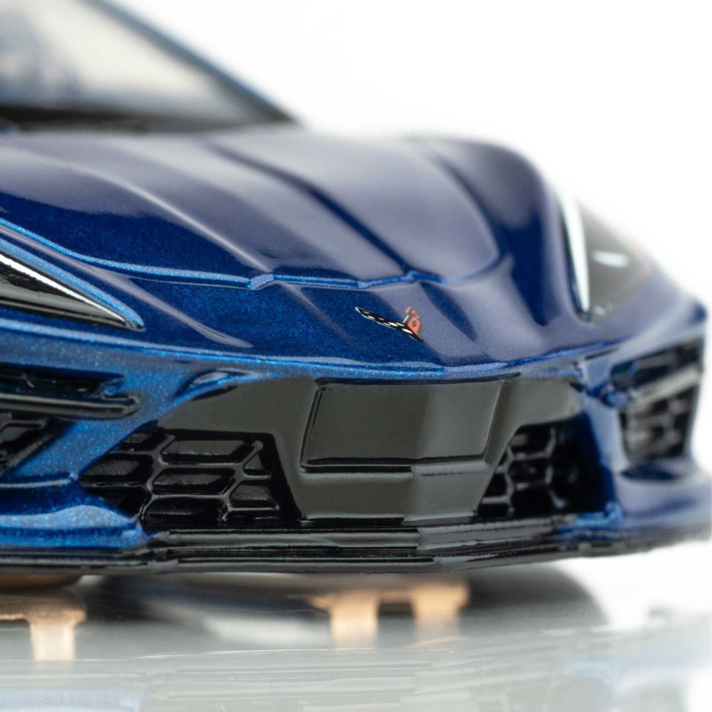AFX HO Corvette C8 Slot Car, Metallic Riptide Blue