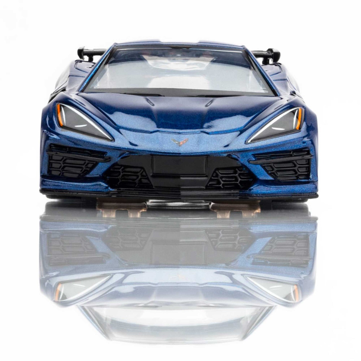AFX HO Corvette C8 Slot Car, Metallic Riptide Blue